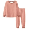 thumbnail image 4 of REDARER Children's Knitted Pajama Comfortable Sleepwear for Cozy Nights Soft and Breathable Wear for Kids for All Seasons,Size:4-5 Years, 4 of 4