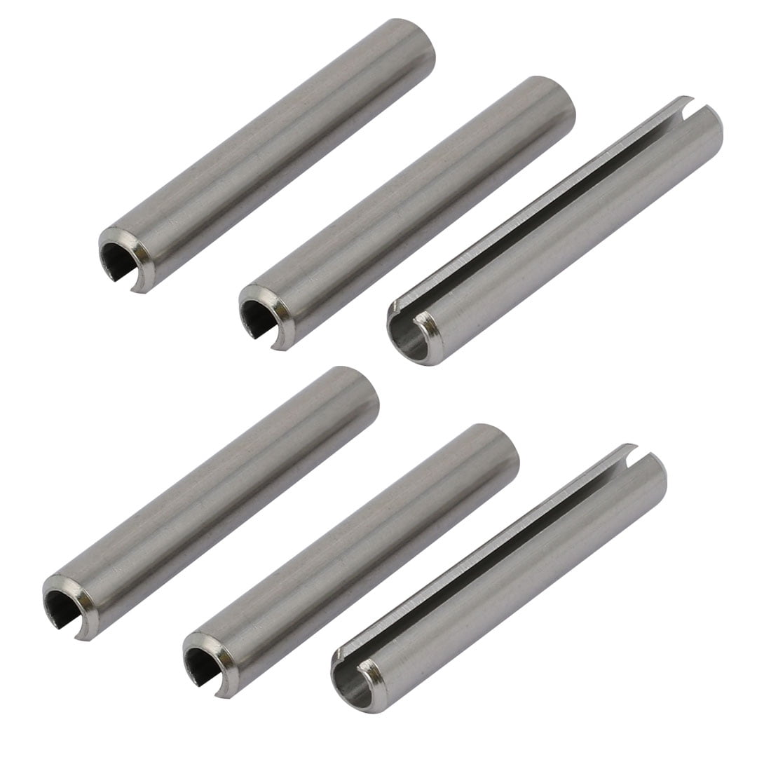 Uxcell M8x55mm 304 Stainless Steel Split Spring Dowel Tension Roll Pin 6pcs 