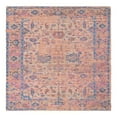 thumbnail image 3 of Unique Loom Chenille Jute Collection Area Rug - Laxmi (7' 10" Square Peach pink/Beige), 3 of 6