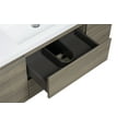 thumbnail image 4 of 48" Floating Wall Mounted Bathroom Vanity Cabinet with Ceramic Sink and Drawers, One-Piece Sink Basin, Grey, 4 of 11