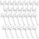 thumbnail image 1 of Ganchos de metal para tablero perforado, ganchos para puerta, panel de pared, ganchos de pared para supermercado, tienda minorista, juego de gancho único de 10cm y 5cm, 30 Uds., 1 of 1