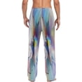 thumbnail image 3 of Blue Daisy Flower Men's Pajama Pants Lightweight Sleepwear Bottom Lounge Pants, 3 of 6