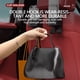 thumbnail image 4 of Gancho para reposacabezas de coche, organizador multifuncional con soporte para teléfono y compartimento para vasos, paquete de 2 ganchos de fibra de carbono ABS con capacidad para 25 kg,, 4 of 9