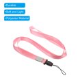 thumbnail image 4 of Uxcell 17" Neck Lanyards 0.6" Width Detachable Strap Lanyard for ID Badge Keys Pink 20 Pack, 4 of 5