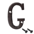 thumbnail image 1 of Unique Bargains 3 Inch Cast Iron House Letter Mailbox Address Sign Letter G, 1 of 5