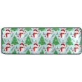 thumbnail image 5 of SKYSONIC 2'X6' Xmas Snowman Forest Runner Rug with Rubber Backing, Non Slip Entryway Rug Runner Washable Soft Area Rug Carpet for Hallway Bedroom Kitchen Decor, 5 of 6