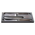thumbnail image 2 of Jean Dubost Laguiole Cheese Knife Set, Linen, 3-Piece  (JD93-13336), 2 of 2