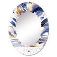 thumbnail image 2 of DESIGN ART Designart "Blue White Cubist Kaleidoscope I" Cubism Modern Wall Mirror 20in.x30in., 2 of 4