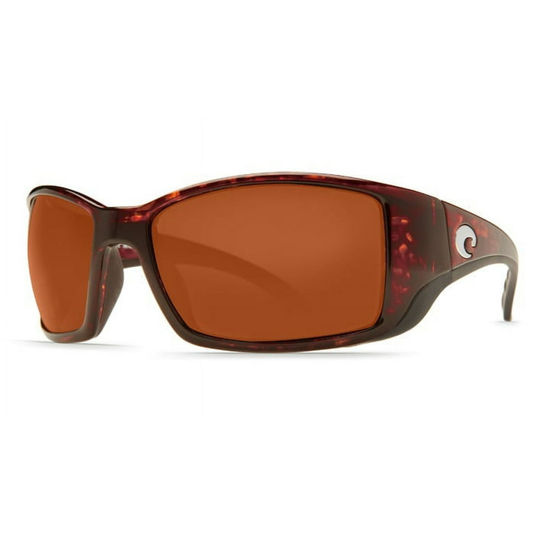 Costa Del Mar Blackfin Tortoise Sunglasses Copper Lens 580G