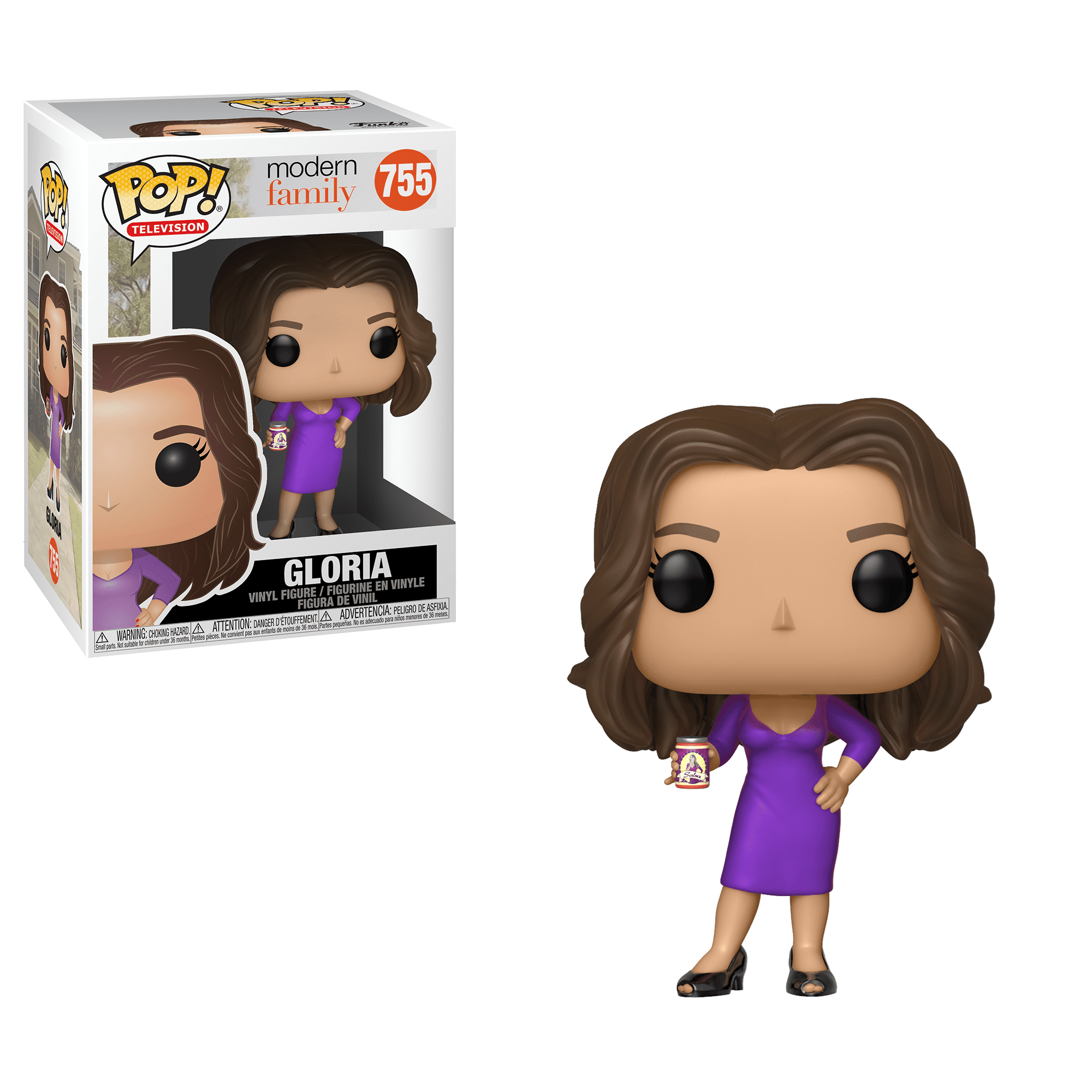 Funko Modern Family POP! TV Gloria Vinyl Figure (Leopard Dress