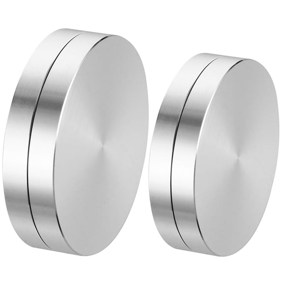 MEIBUTYUP 2Pcs Smooth Rotating Cake Turntable Bearings Aluminum Alloy for Cake Decorating Stand