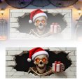 thumbnail image 1 of Halloween Garage Door Banner With Bizarre Background Decoration Creates A Scary Holiday Theme Ensuring A Striking Display Effect And Easy Installation. Party Bunting Flag Bunting Suit 2t Flagpole, 1 of 4