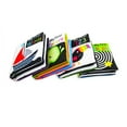 thumbnail image 4 of OUSITAID Soft Baby Cloth Book Infant Educational Black White Cognize Cloth Book Toy, 4 of 6