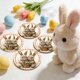 thumbnail image 5 of CaiYueKe Easter Bunny Wooden Coasters Heat Resistant Cup Mats for Dining Table Kitchen Decor Insulating Drinkware Protectors Cute Spring Home Decorations, 5 of 7