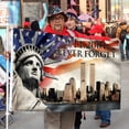 thumbnail image 2 of Bayyon 911 Patriot Day Flag September 11 Attacks Never Forget 911 Memorial Grommet Flag Banner with Grommets 3x5Feet Man cave Decor, 2 of 6