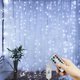 thumbnail image 2 of 8 Mode USB Curtain Christmas Light Garland Halloween Decoration Party LED Fairy String Lamp Wedding Bedroom Light New Year 2025, 2 of 5