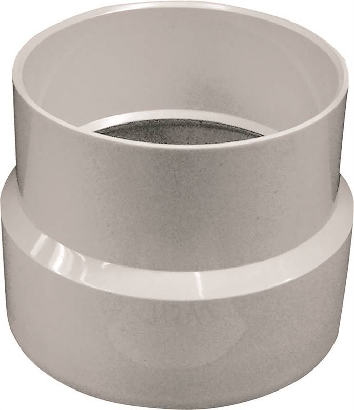 Genova 700 Solvent Weld Sewer Pipe Adapter Coupling, 4 X 4 in, Hub, SCH