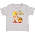 thumbnail image 3 of Inktastic My Grandma Loves Me Giraffe Boys or Girls Baby T-Shirt, 3 of 5