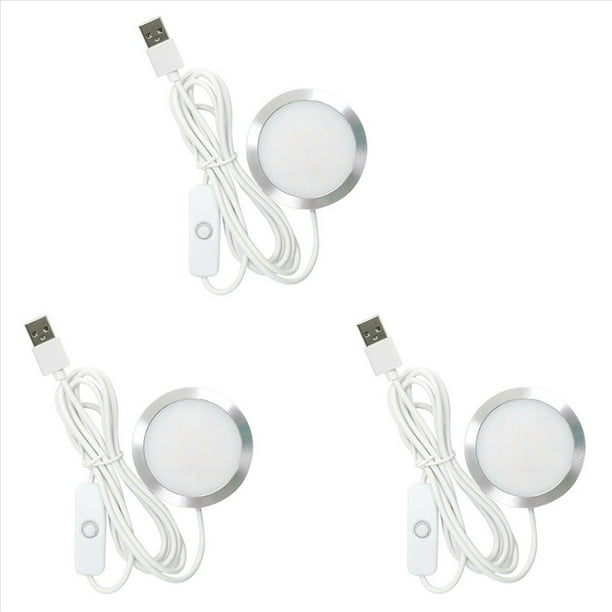 3X Kit de Lámpara LED DIY: Solo Accesorios de Hardware, NO Piezas Impresas en 3D, Proyecto de Iluminación Personalizado de Bajo Consumo y Luz Brillante