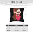 thumbnail image 4 of Fundas de almohada de lino de Gravity Falls, fundas de almohada cuadradas decorativas, fundas de cojín de 20 x 20 pulgadas para decoración del hogar, sofá, dormitorio, coche, almohada decorativa de, 4 of 8