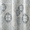 BLUE, variant on Eclipse Absolute Zero Martina Medallion Absolute Zero 100% Blackout 40 x 108 Curtain Panel in Taupe