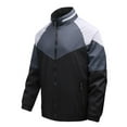 thumbnail image 3 of Vedolay Men's and Big Men's Outdoor Autumn Winter Hooded Windbreaker Clothes Black,4XL, 3 of 4