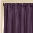 thumbnail image 2 of Lush Decor Mia 84" x 54" Stripe Purple 100% Polyester 3" Rod Pocket 2-Pc Set Window Panel, 2 of 5