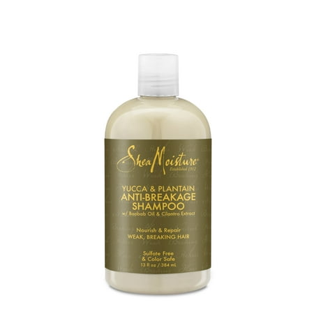 SheaMoisture Anti-Breakage Strengthening Shampoo, Yucca & Plantain, 13 (Best Shampoo For Hair Breakage And Split Ends)
