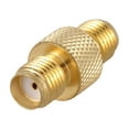 thumbnail image 6 of 6X SMA Female to Female Barrel Adapter RF Coax Connector Straight,Gold, 6 of 8