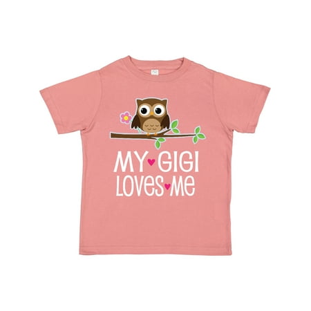 

Inktastic My Gigi Loves Me Owl Girls Toddler T-Shirt