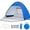 Blue for 1-2 Person, variant on Portable Pop-Up Beach Tent for 1-2 Persons, UPF 50+ Sun Shelter with Zippered Door & Privacy Coverage, Lightweight Easy-Setup Canopy for Beach, Fishing, Camping & Park (Blue, Compact & Breathable)