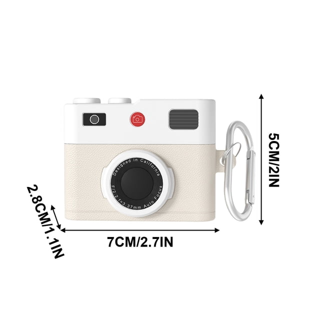 Camera for Photography,Suitable for Earphone Protective Cover Cute Camera Silica Gel Bluetooth Cover Earphone Cover Adapted for Earphone Pro3 Generation