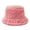 Pink, variant on Limei Womens Bucket Hat Outdoor Foldable Fisherman Cap for Women Lambs Faux Fur Wool Japanese Cute Girls Casual Winter Warm Basin Hat