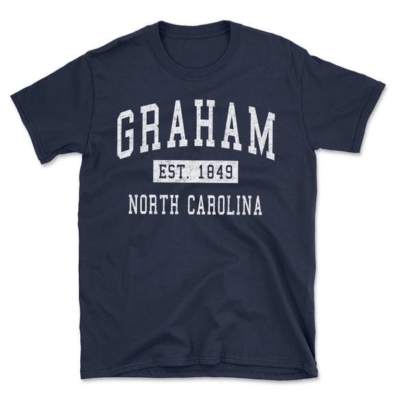 Graham North Carolina Classic Established Men's Cotton T-Shirt