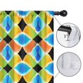 thumbnail image 4 of Blackout Kids Curtains,Colorful Geometric Pattern Childrens Insulated Curtains Set Of 2,Bedroom Essentials,Toddler Room Decor 52x63in(132x160cm), 4 of 4