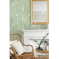 thumbnail image 6 of NextWall Spring Green Tossed Cradle Plant Peel and Stick Wallpaper, 6 of 9