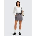 thumbnail image 3 of CRZ YOGA 4-way Stretch A Line Skirts for Women High Waitsted Tennis Work Drawstring Skort with Pockets, 3 of 4