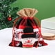 thumbnail image 3 of Puntoco Decoraciones navideñas Nochebuena Bolsa de dulces navideñas Bolso Bolsa de regalo de Navidad transparente Decoración de campana, Almacenamiento en el hogar, 3 of 3