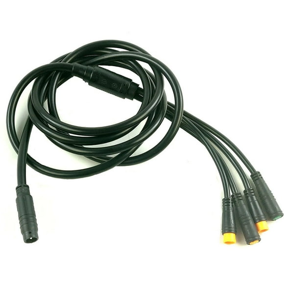 1 To 4 E-bike Extension Cable 175mm Electric Bicycle Waterproof Lines For Controller Integration Cable Ebike Accessories Parts