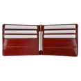 thumbnail image 3 of Eel Skin Soft Leather Bifold Wallet with Center Money Clip E 717, 3 of 3