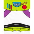 thumbnail image 5 of Disney Toy Story Toddler Boys' Cosplay Short Sleeve T-Shirt Buzz Lightyear White, 5 of 6