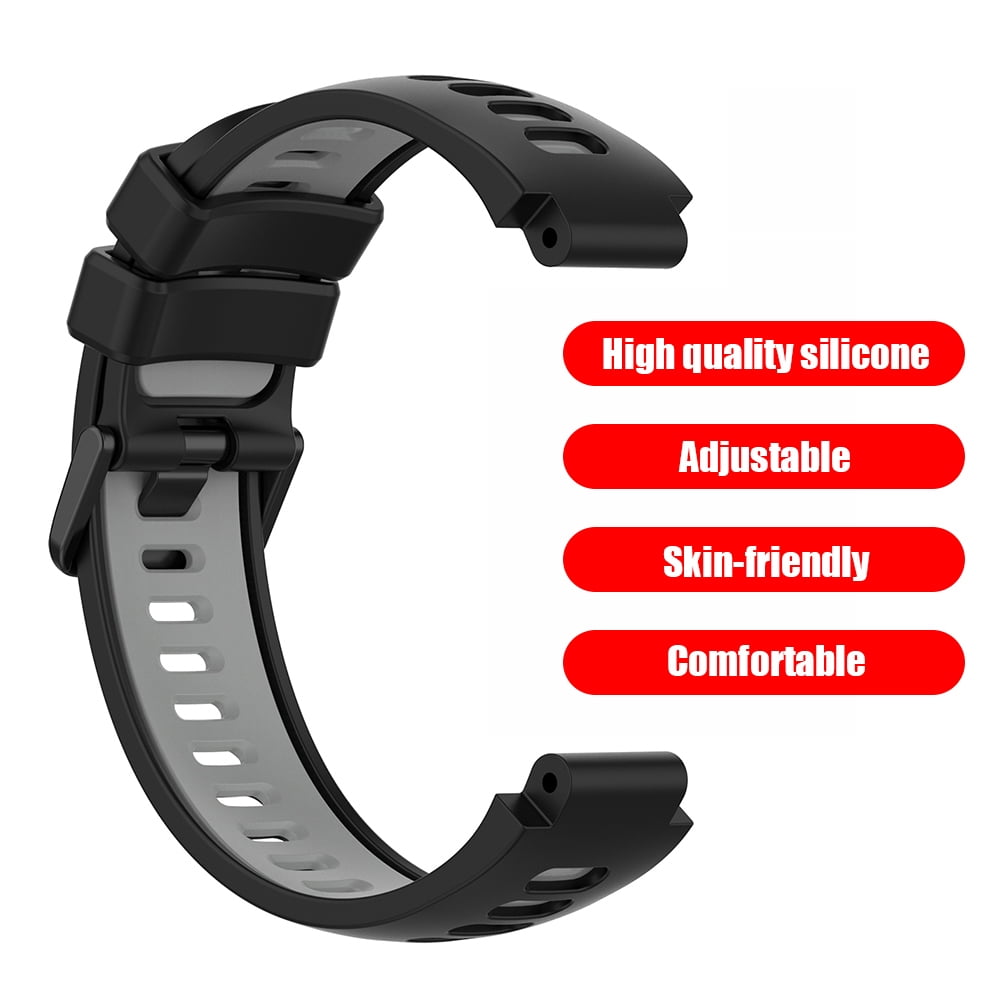 Peggybuy Bracelet de Montre Intelligente 22mm pour Garmin Forerunner 220 230 235 630 620 Liberation Rapide