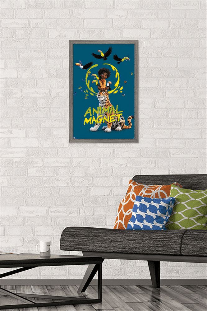 Disney Encanto - Animal Magnet Wall Poster, 14.725" x 22.375", Framed