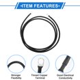 thumbnail image 4 of Unique Bargains 1 Pc 6 AWG Gauge 7FT Tinned Copper Battery Inverter Cable 3/8" Lug Black, 4 of 7