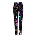 thumbnail image 5 of DDAPJ pyju Holiday Leggings for Women 2025 Trendy Sequin Printed Casual Yoga Pants Disco Party Tights Limited Time Sales of Today Multicolor S, 5 of 6