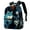 Color1, variant on Lightweight Backpack Chinese God of Wealth School Bag Travel Laptop Daypack for Men Women Casual Rucksack