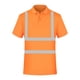 thumbnail image 1 of Camisas de Manga Corta de los Hombres Color Sólido Reflectante Ligero Transpirable Botón de la Camisa de Solapa Fácil, Girar Abajo Cuello Superior, 1 of 5