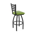 thumbnail image 2 of 410 Jackie 25" Swivel Counter Stool with Black Wrinkle Finish and Canter Kiwi Green Seat, 2 of 2