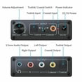 thumbnail image 2 of stanreset DAC Converter Digital Optical Coaxial Audio Converte Two-way Switch Audio Adapter, 2 of 5