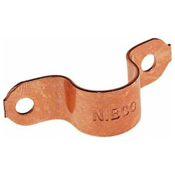 Nibco W02040T Copper Pipe Tube Strap, 1 In., 5-Pk. - Quantity 25